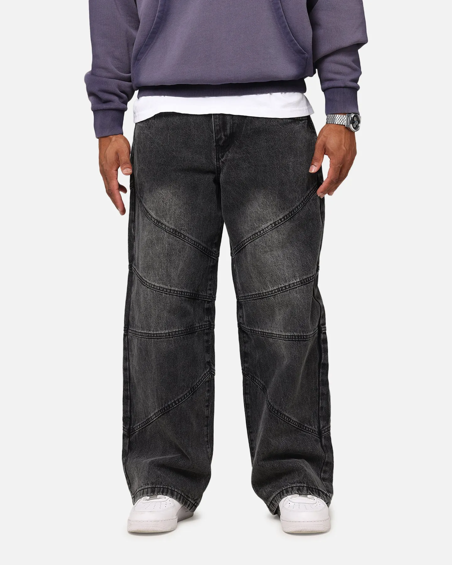 Saint Morta Amplus Armoury Jeans Black Shadow sold by Culture Kings