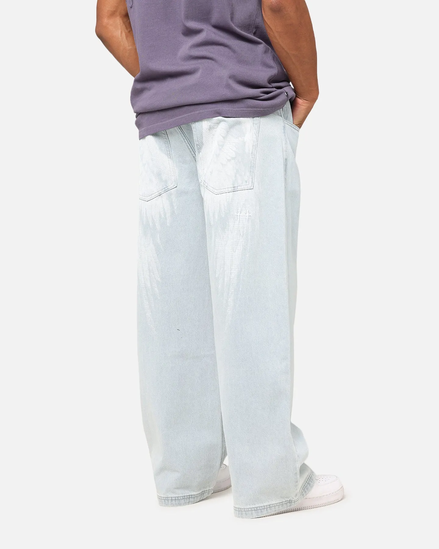 Saint Morta Amplus Afterlife Jeans Superwash Blue sold by Culture Kings