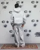 Carre Grit Zip Hoodie Grey Marle sold by Culture Kings