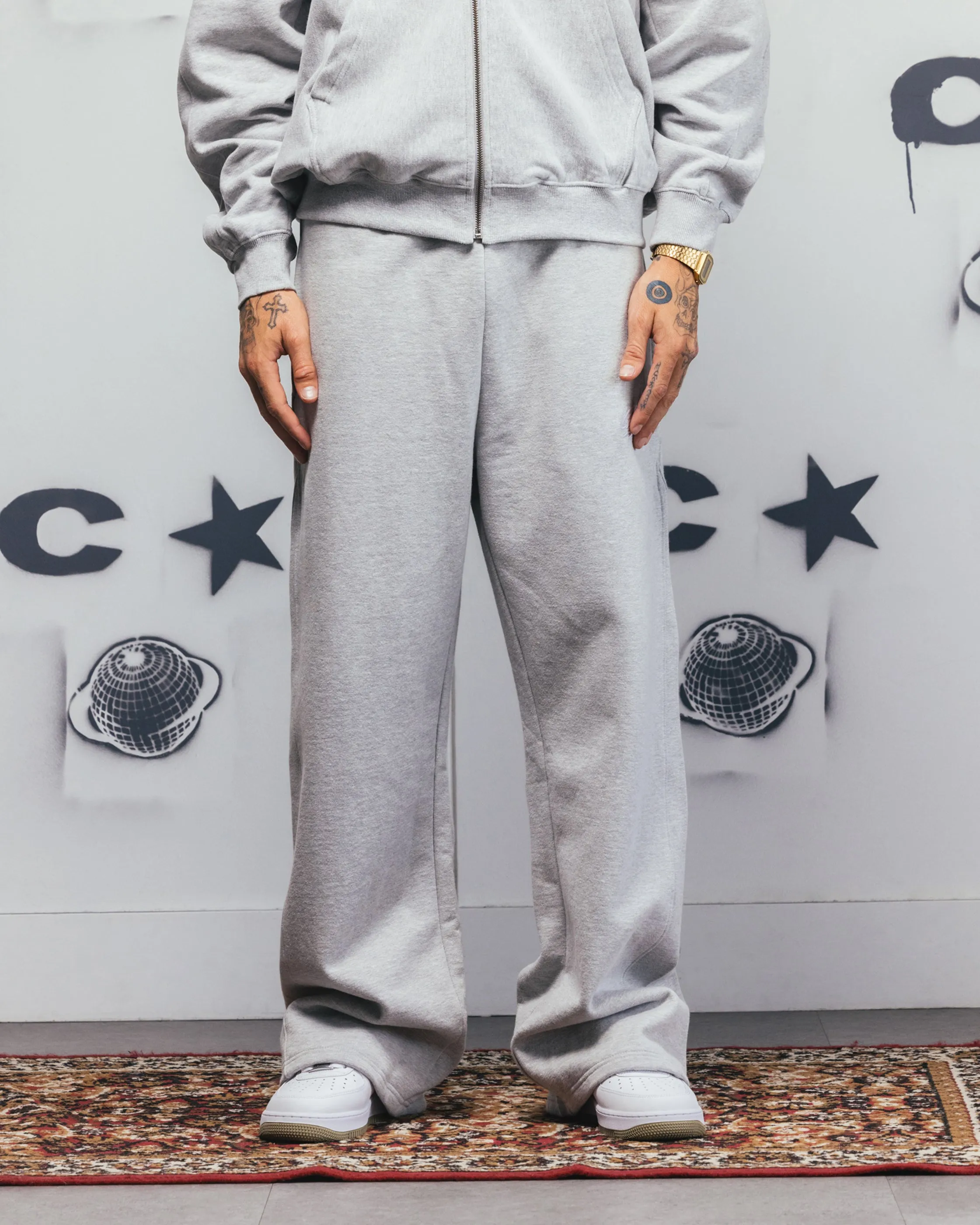 Carre Grit Trackpants Grey Marle sold by Culture Kings product image thumbnail 5