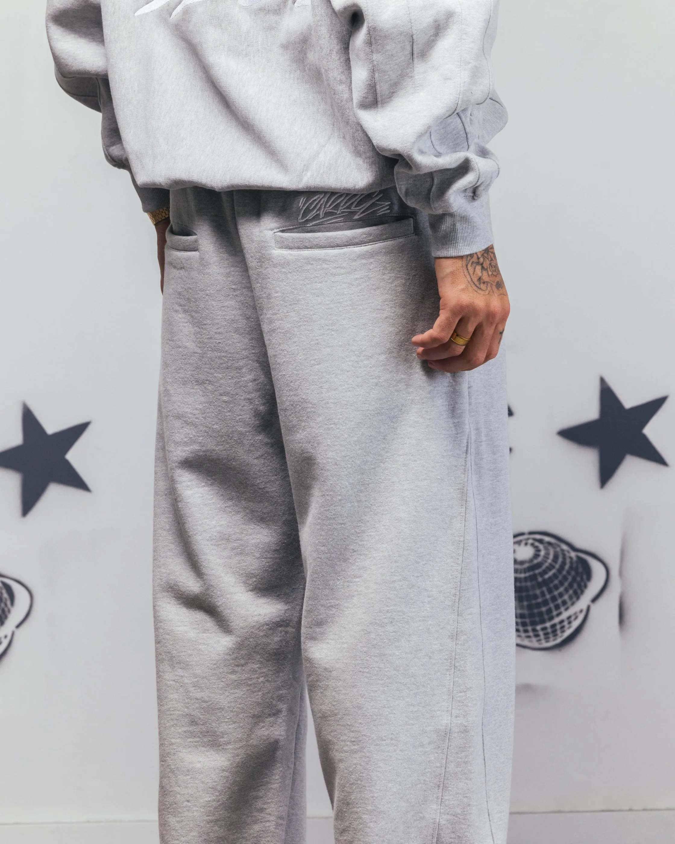 Carre Grit Trackpants Grey Marle sold by Culture Kings product image thumbnail 4