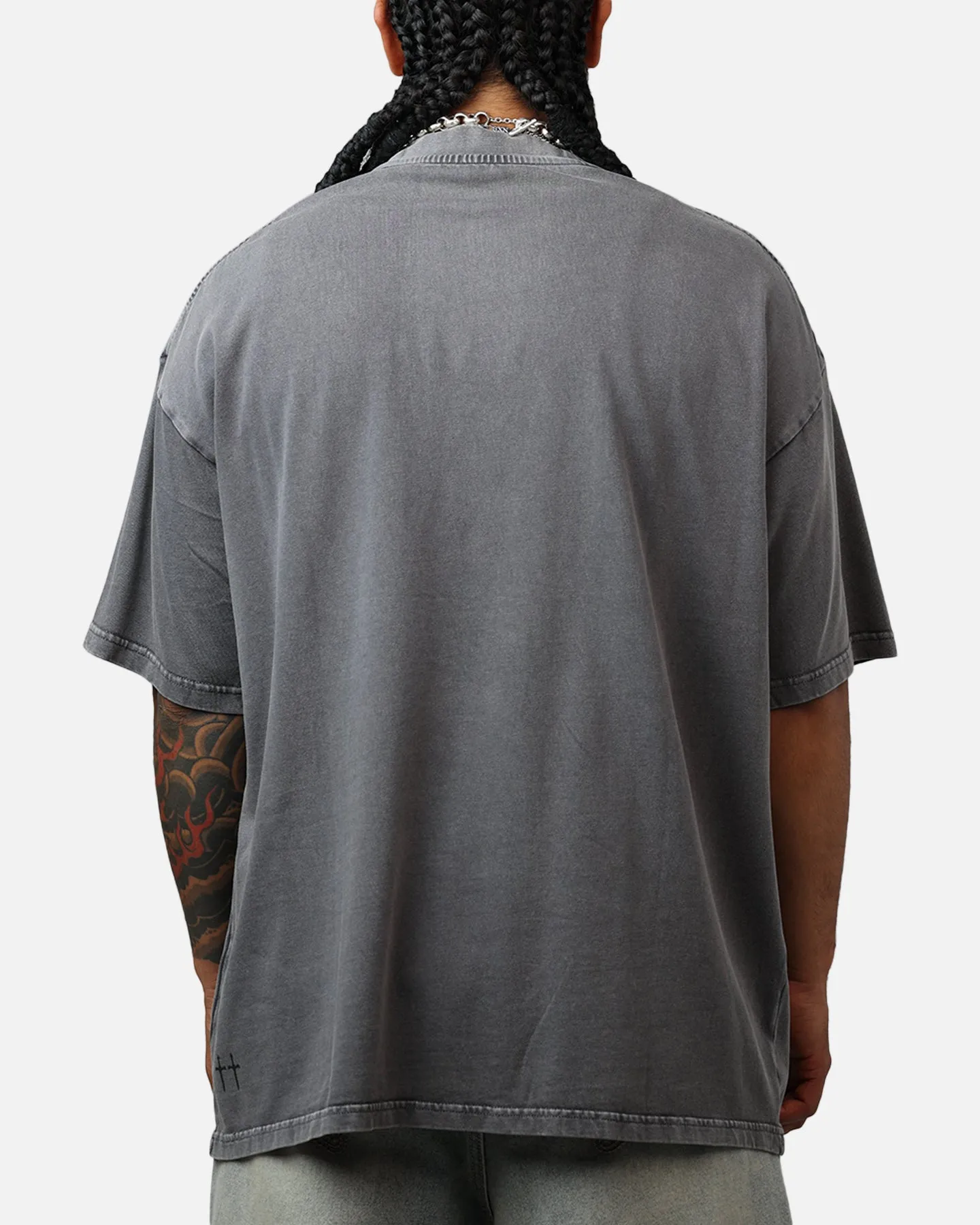 Saint Morta Heavens Mock T-Shirt Washed Charcoal sold by Culture Kings product image thumbnail 2