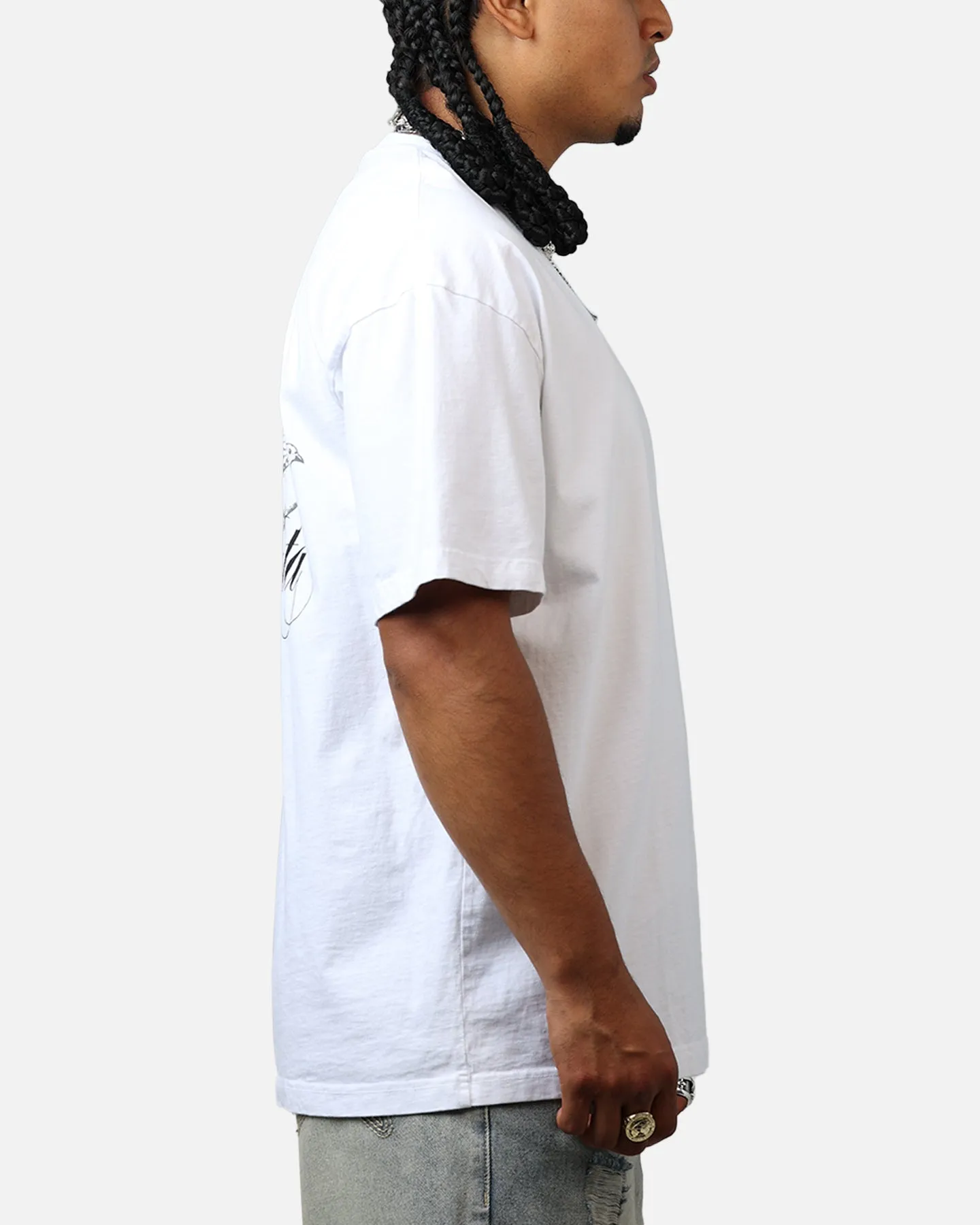 Saint Morta Dover Drop Shoulder T-Shirt White sold by Culture Kings product image thumbnail 4