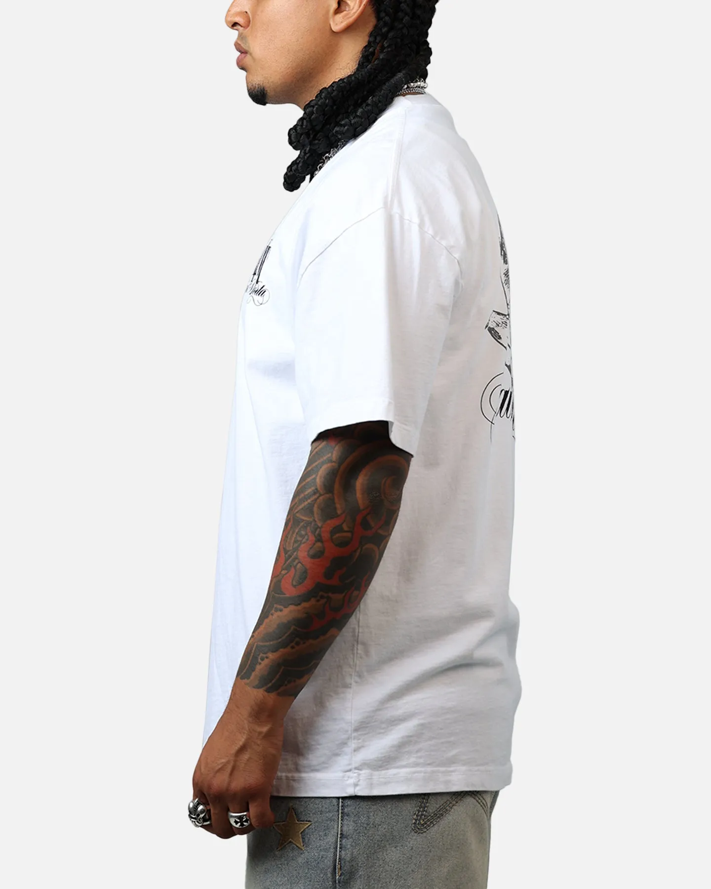 Saint Morta Dover Drop Shoulder T-Shirt White sold by Culture Kings product image thumbnail 5