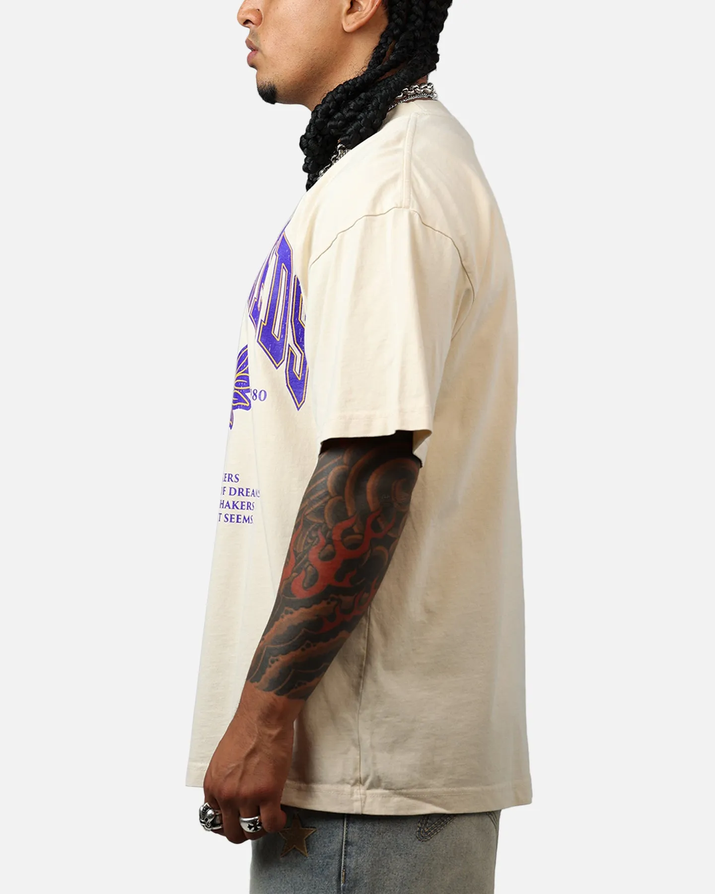 The Hundreds Alumnus T-Shirt Natural sold by Culture Kings product image thumbnail 5