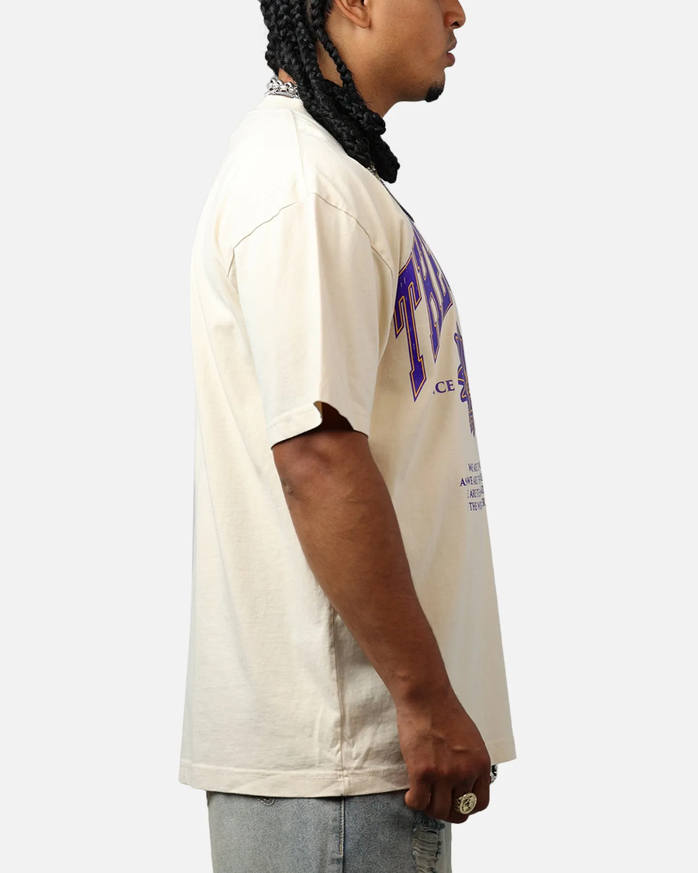 The Hundreds Alumnus T-Shirt Natural sold by Culture Kings product image thumbnail 4