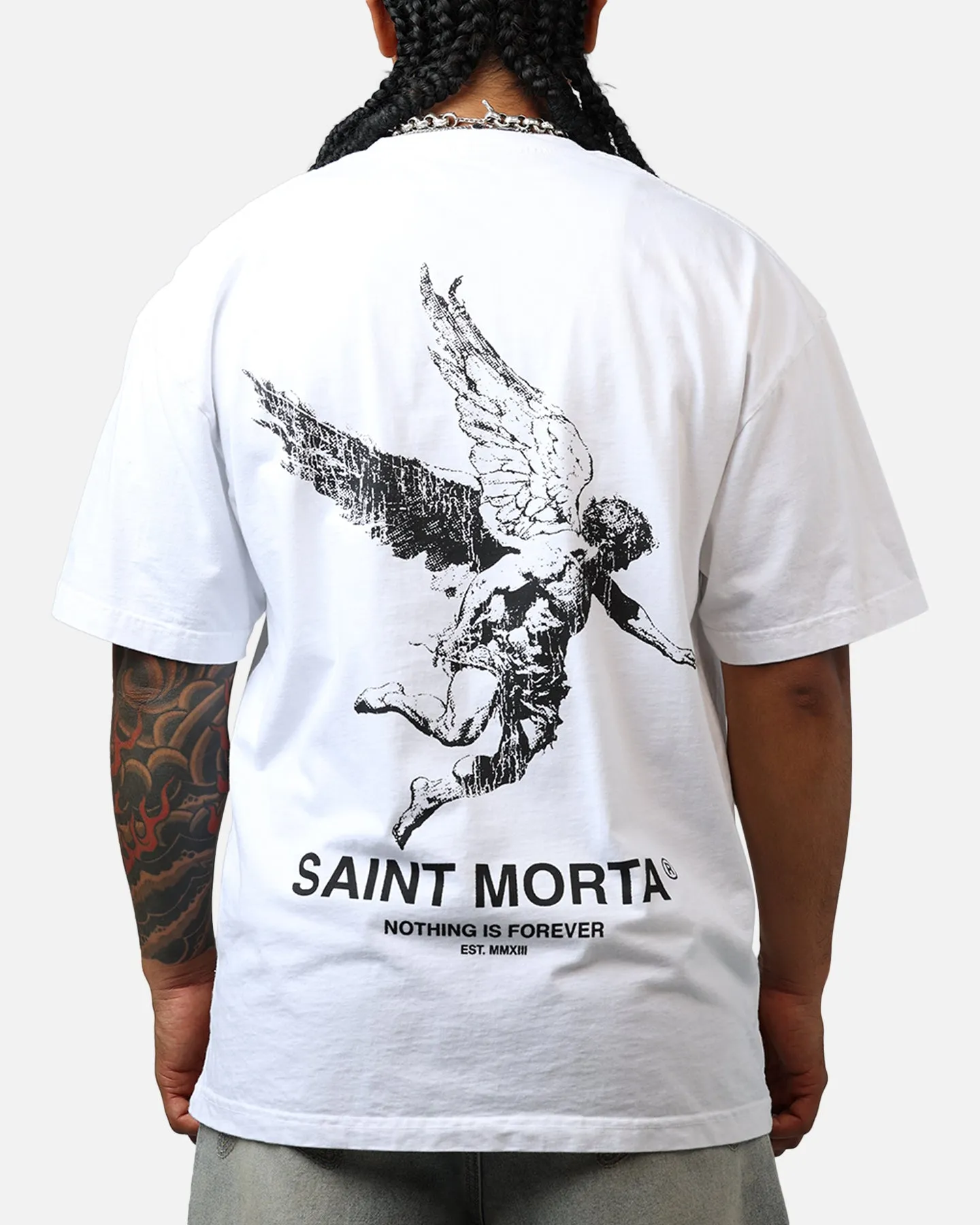 Saint Morta Nothing Is Forever Drop T-Shirt White sold by Culture Kings