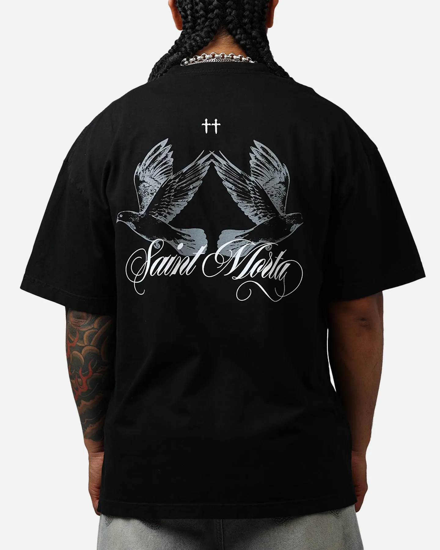 Saint Morta Dover Drop Shoulder T-Shirt Black sold by Culture Kings