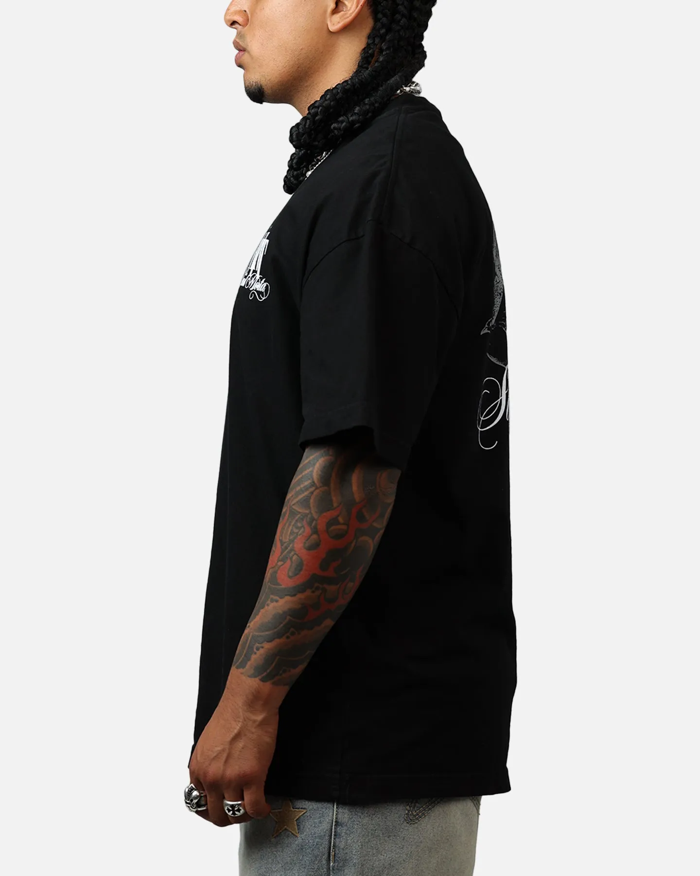 Saint Morta Dover Drop Shoulder T-Shirt Black sold by Culture Kings product image thumbnail 5