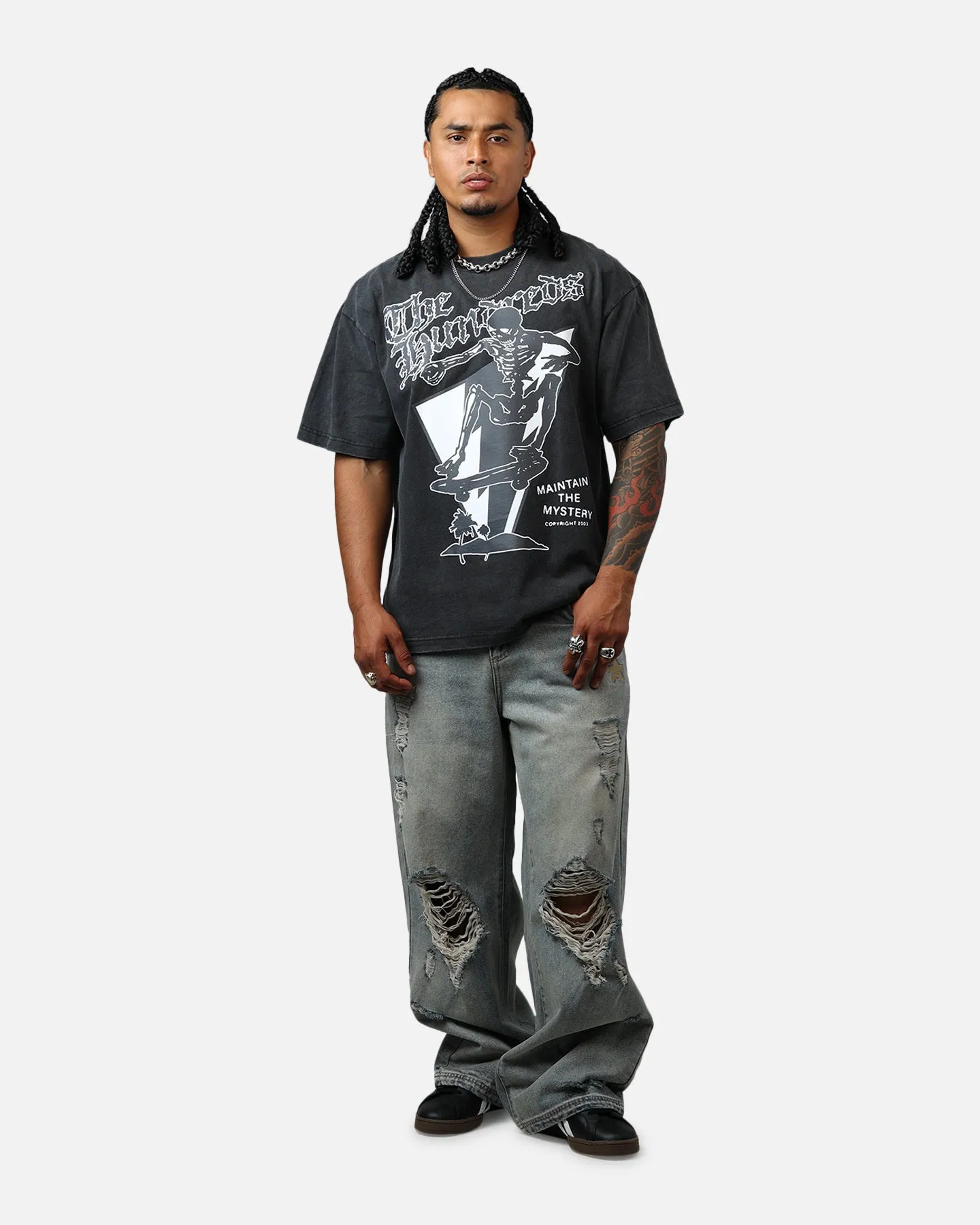 The Hundreds Skull Mountain T-Shirt Washed Black sold by Culture Kings product image thumbnail 3