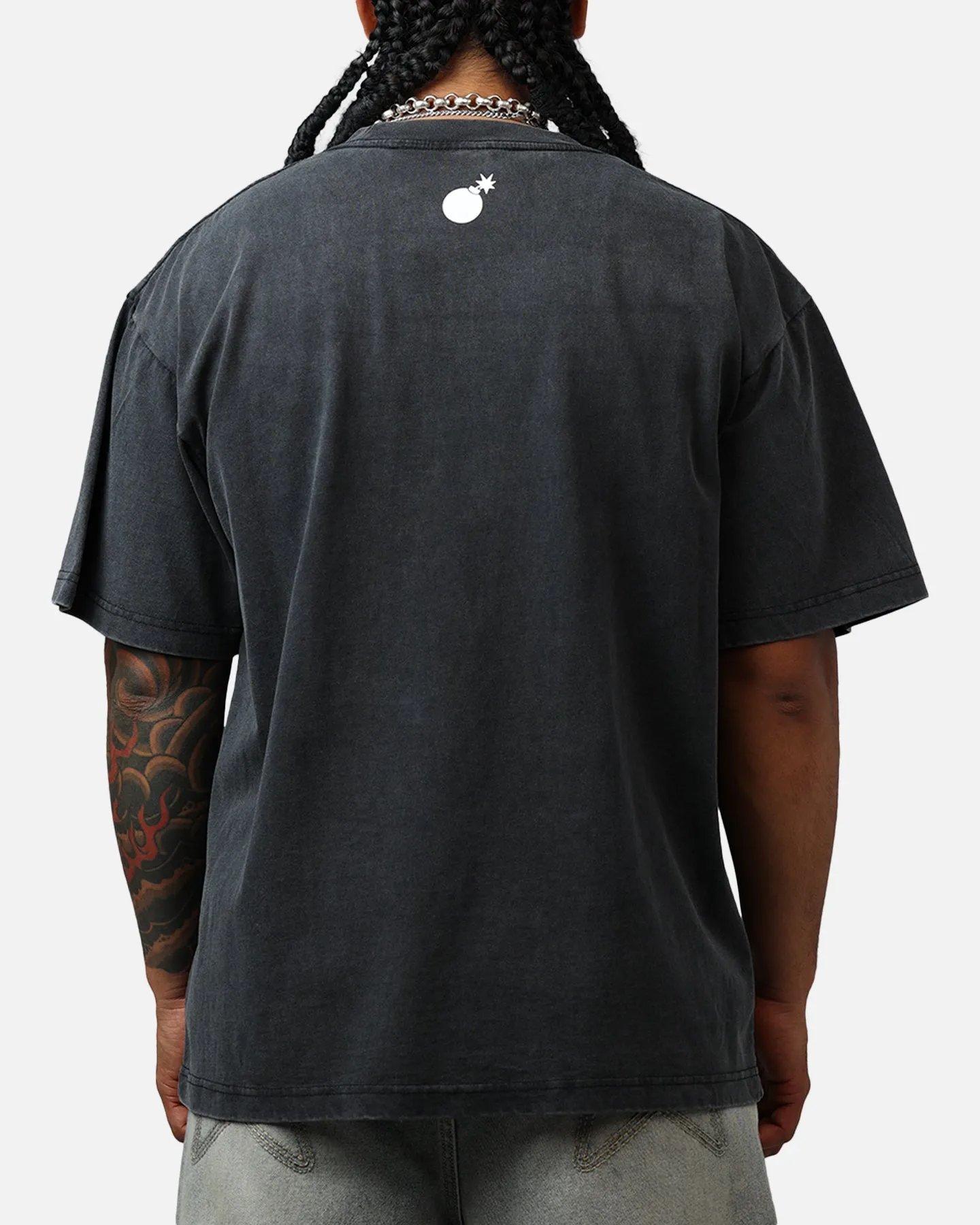 The Hundreds Skull Mountain T-Shirt Washed Black sold by Culture Kings product image thumbnail 2