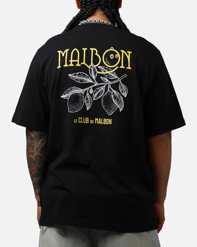 Malbon Golf Citron Pocket T-Shirt - BLACK | Parallel