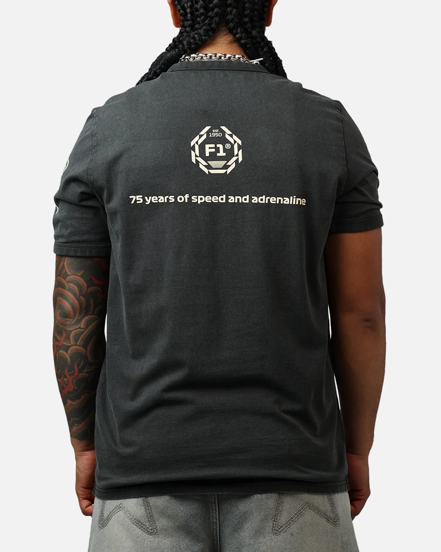 Puma F1 Ringer T-Shirt Black sold by Culture Kings product image thumbnail 2