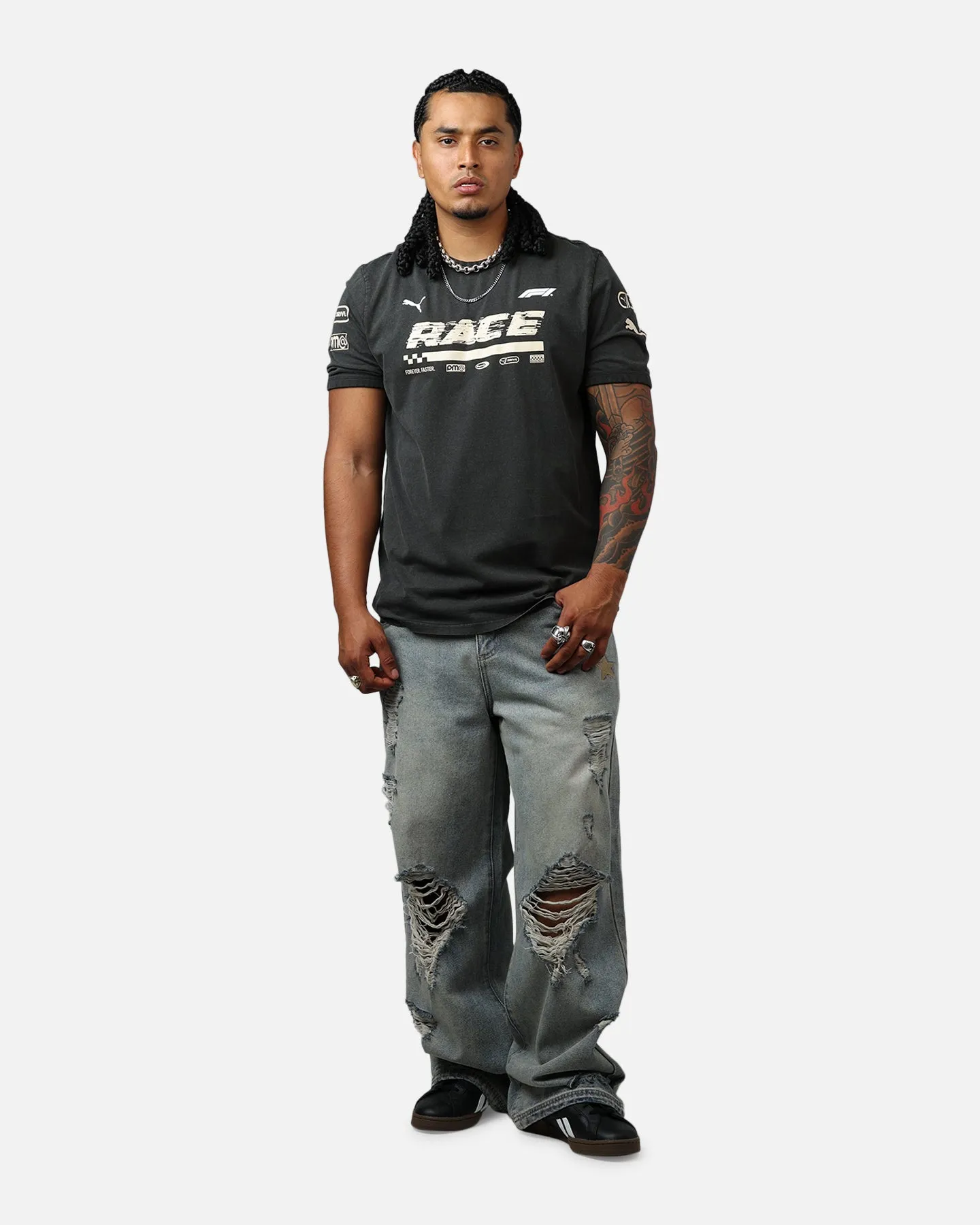 Puma F1 Ringer T-Shirt Black sold by Culture Kings product image thumbnail 3