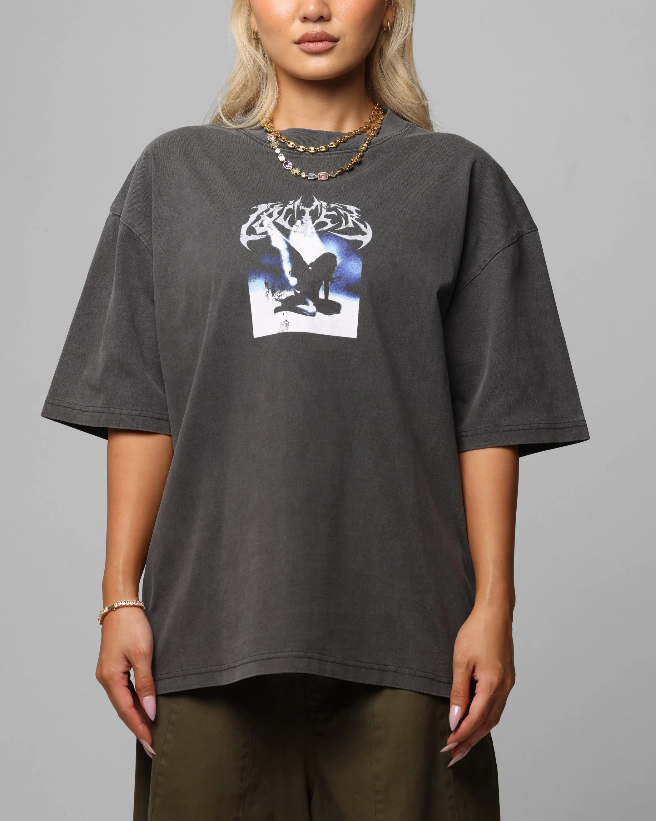 Loiter Angel Number Vintage T-Shirt Charcoal sold by Culture Kings product image thumbnail 2