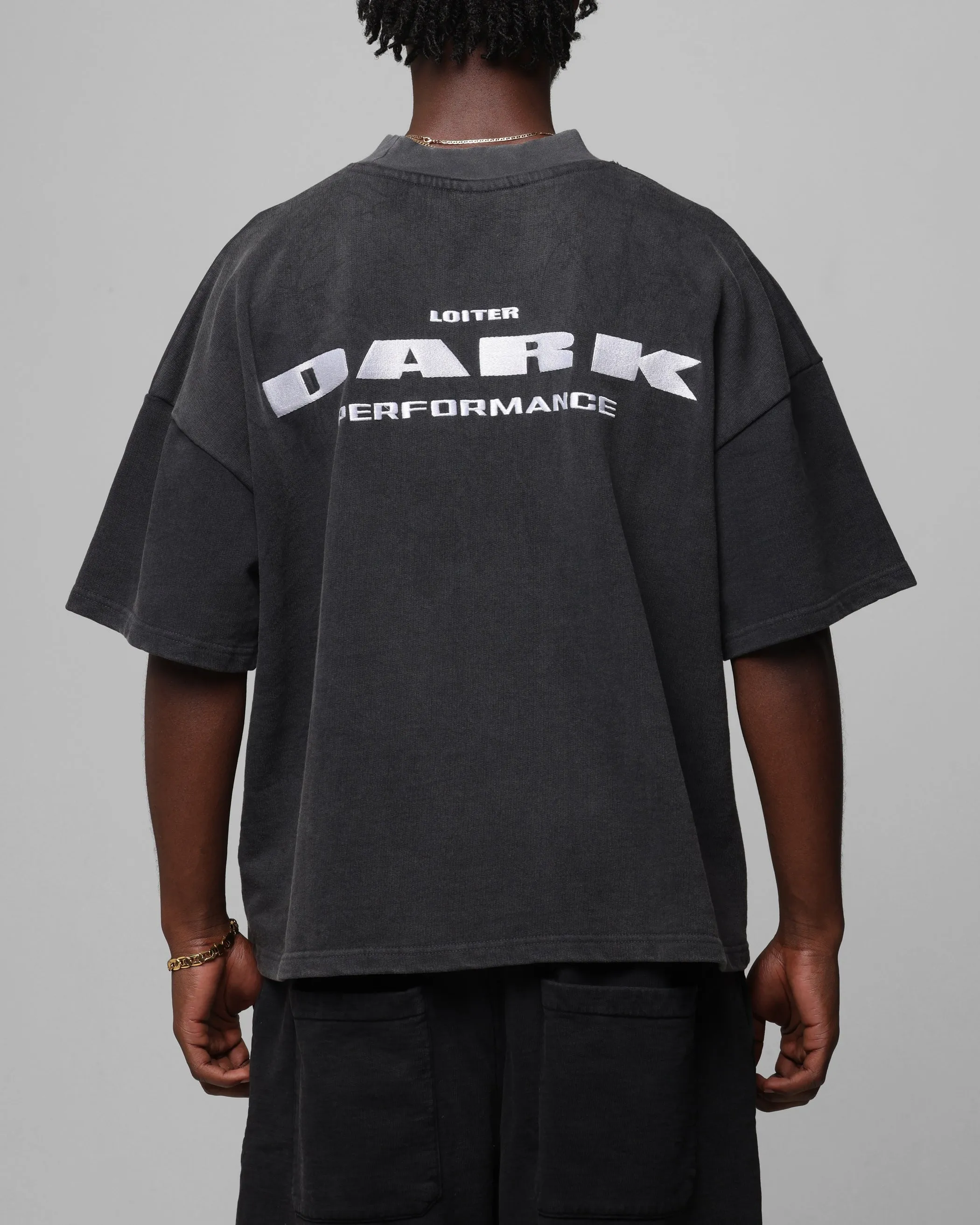 Loiter Dark Performance T-Shirt Charcoal sold by Culture Kings product image thumbnail 2