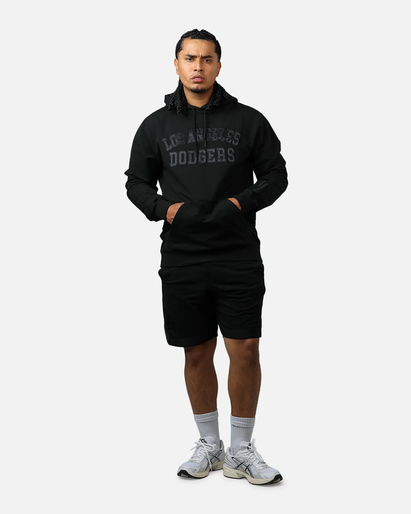 New Era Los Angeles Dodgers Logo Select Hoodie Black/Black sold by Culture Kings product image thumbnail 3