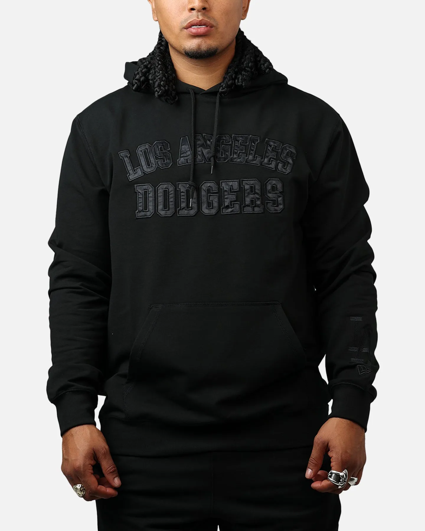 New Era Los Angeles Dodgers Logo Select Hoodie Black/Black sold by Culture Kings