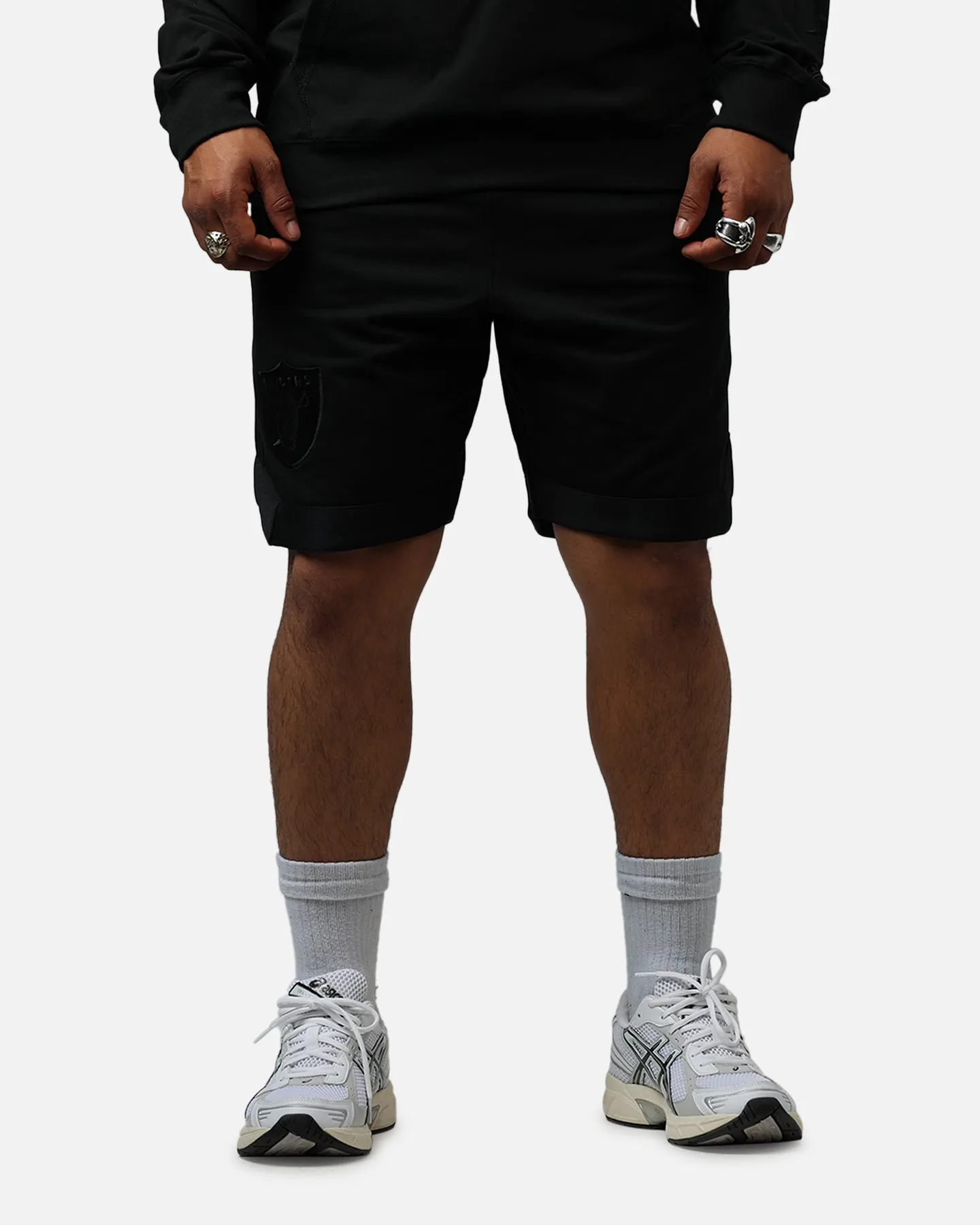 New Era Las Vegas Raiders Logo Select Shorts Black/Black sold by Culture Kings