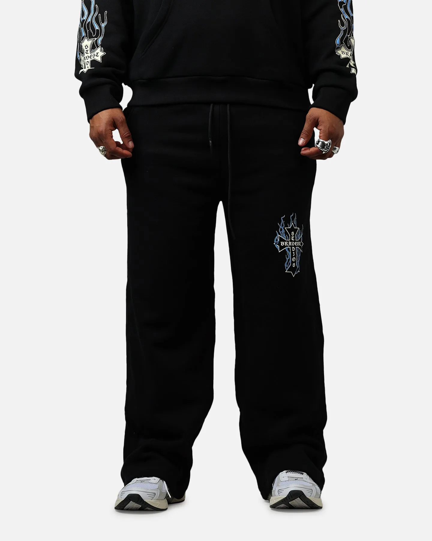 Bravest Eternal Sweatpants Black/Blue sold by Culture Kings