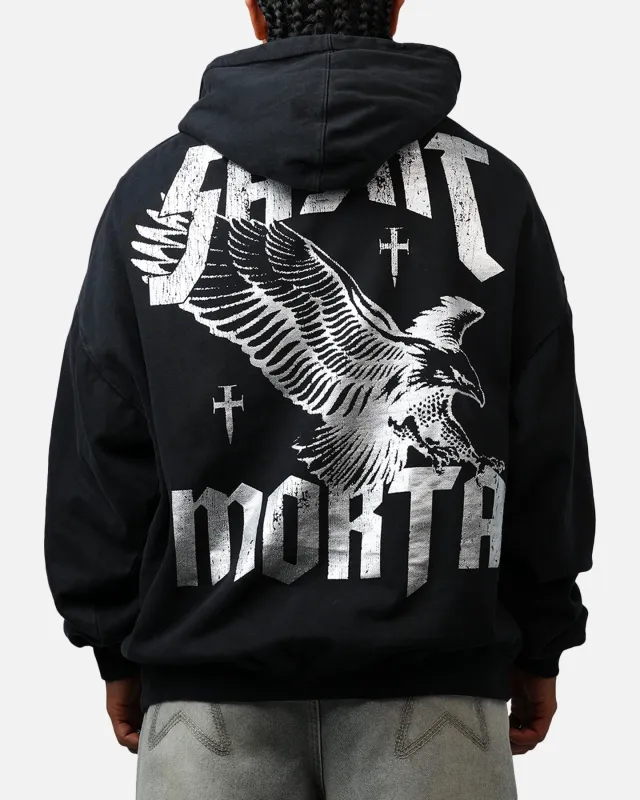 Saint Morta Ride Or Die Boxy Hoodie Black sold by Culture Kings