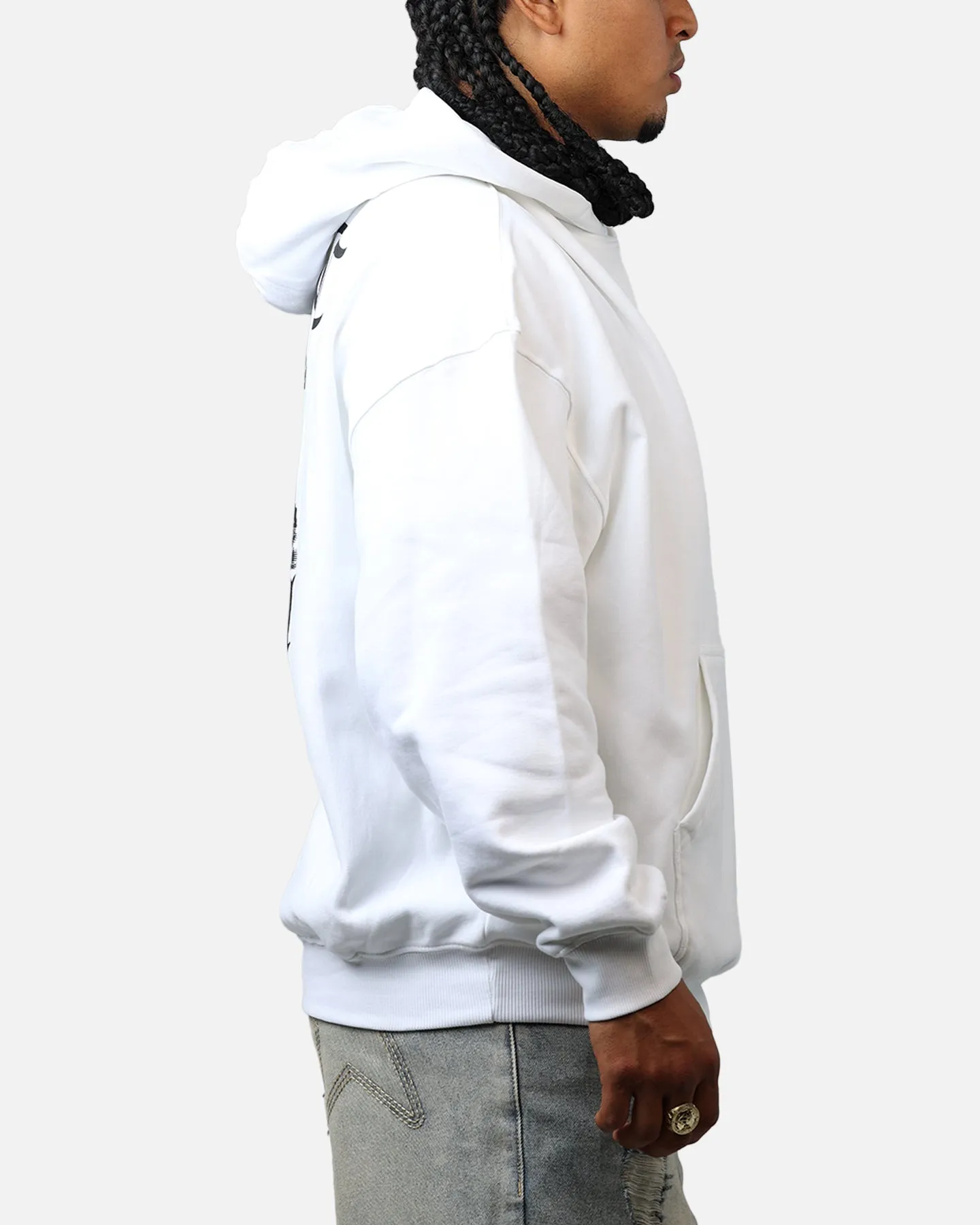 Saint Morta Maiden Boxy Hoodie White sold by Culture Kings product image thumbnail 4