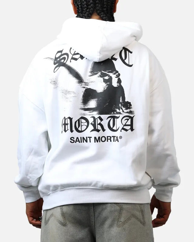 Saint Morta Maiden Boxy Hoodie White sold by Culture Kings