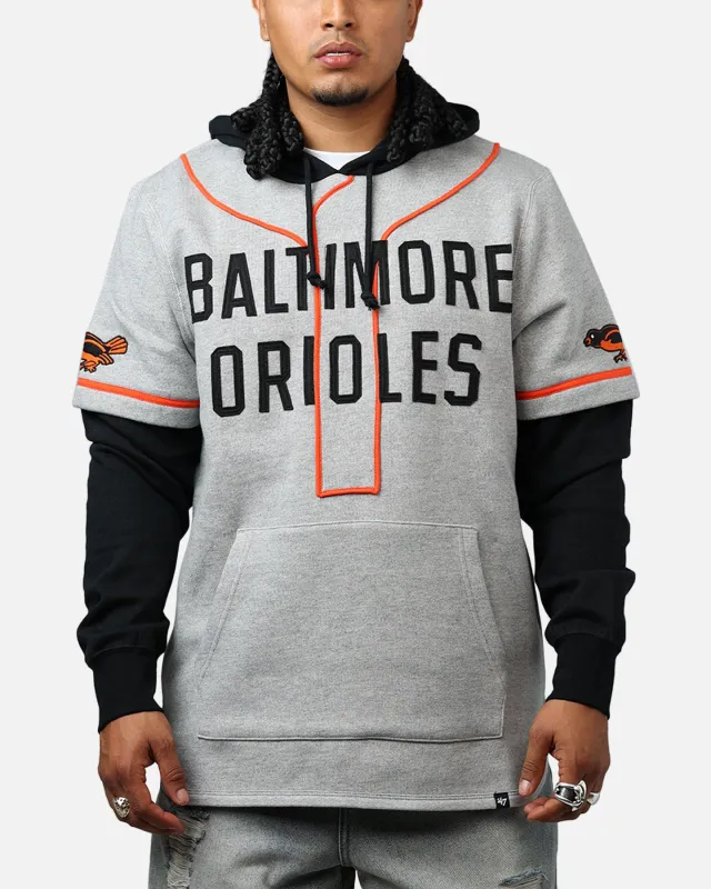 47 Brand Baltimore Orioles Game Hoodie Grey/Black sold by Culture Kings