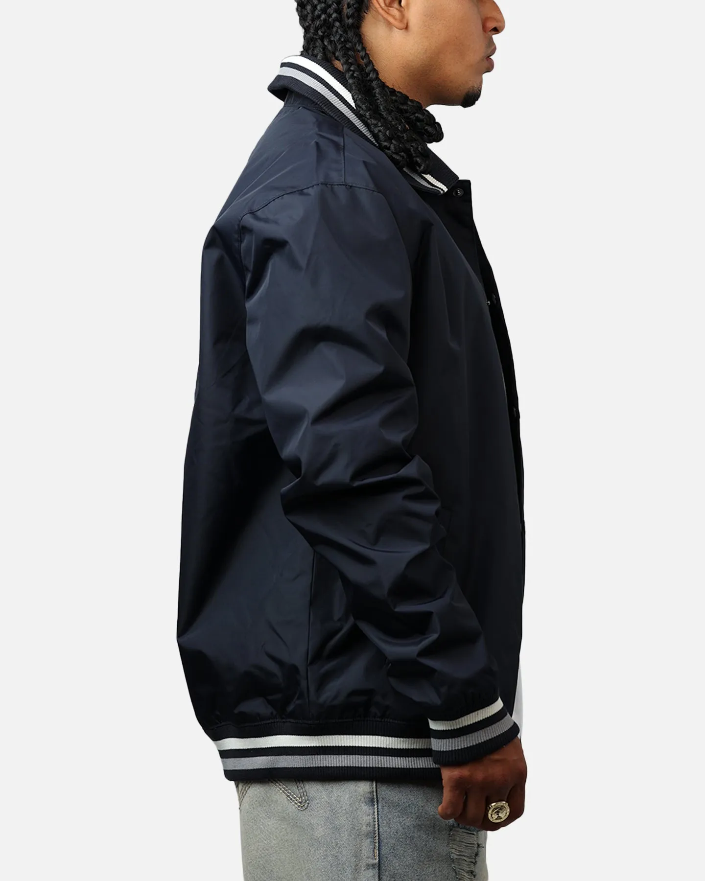 New Era New York Yankees Throwback Jacket Navy sold by Culture Kings product image thumbnail 4