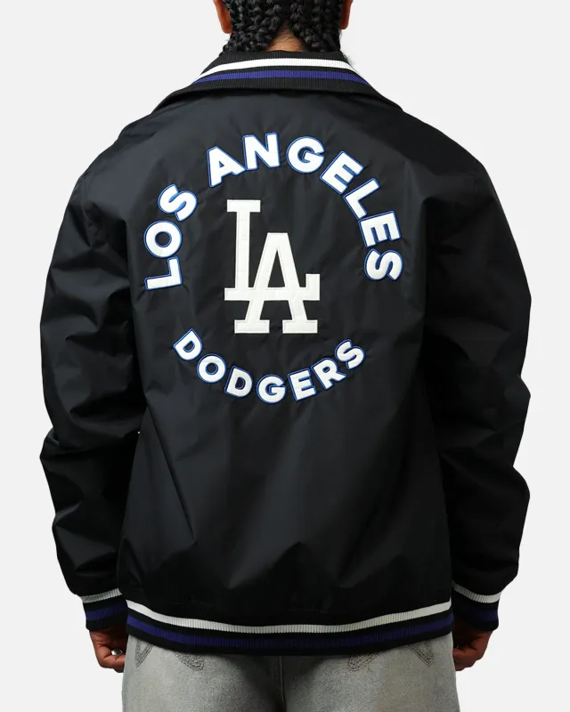 New Era Los Angeles Dodgers Throwback Jacket Black sold by Culture Kings