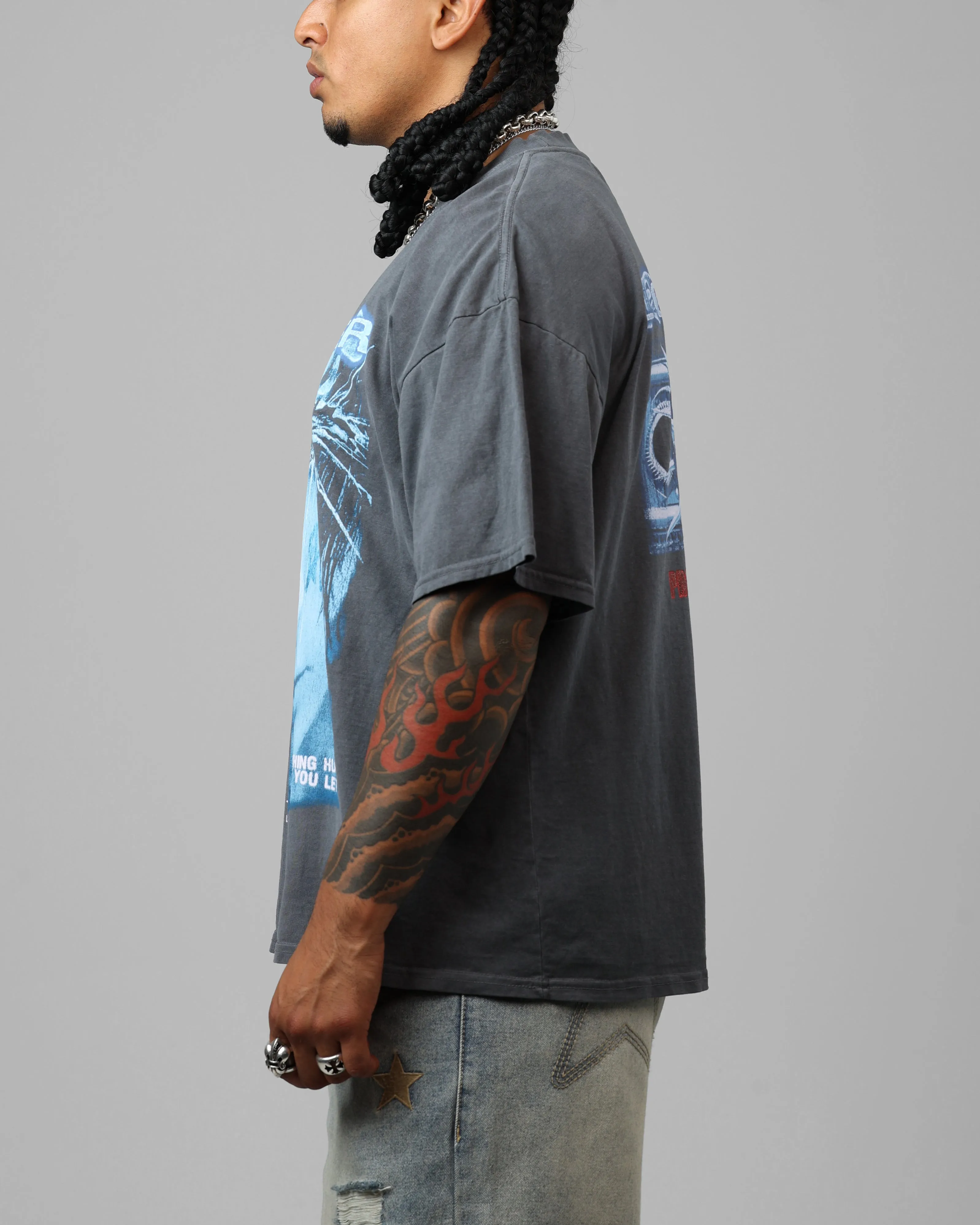 Loiter Project Dark Vintage T-Shirt Washed Charcoal sold by Culture Kings product image thumbnail 5