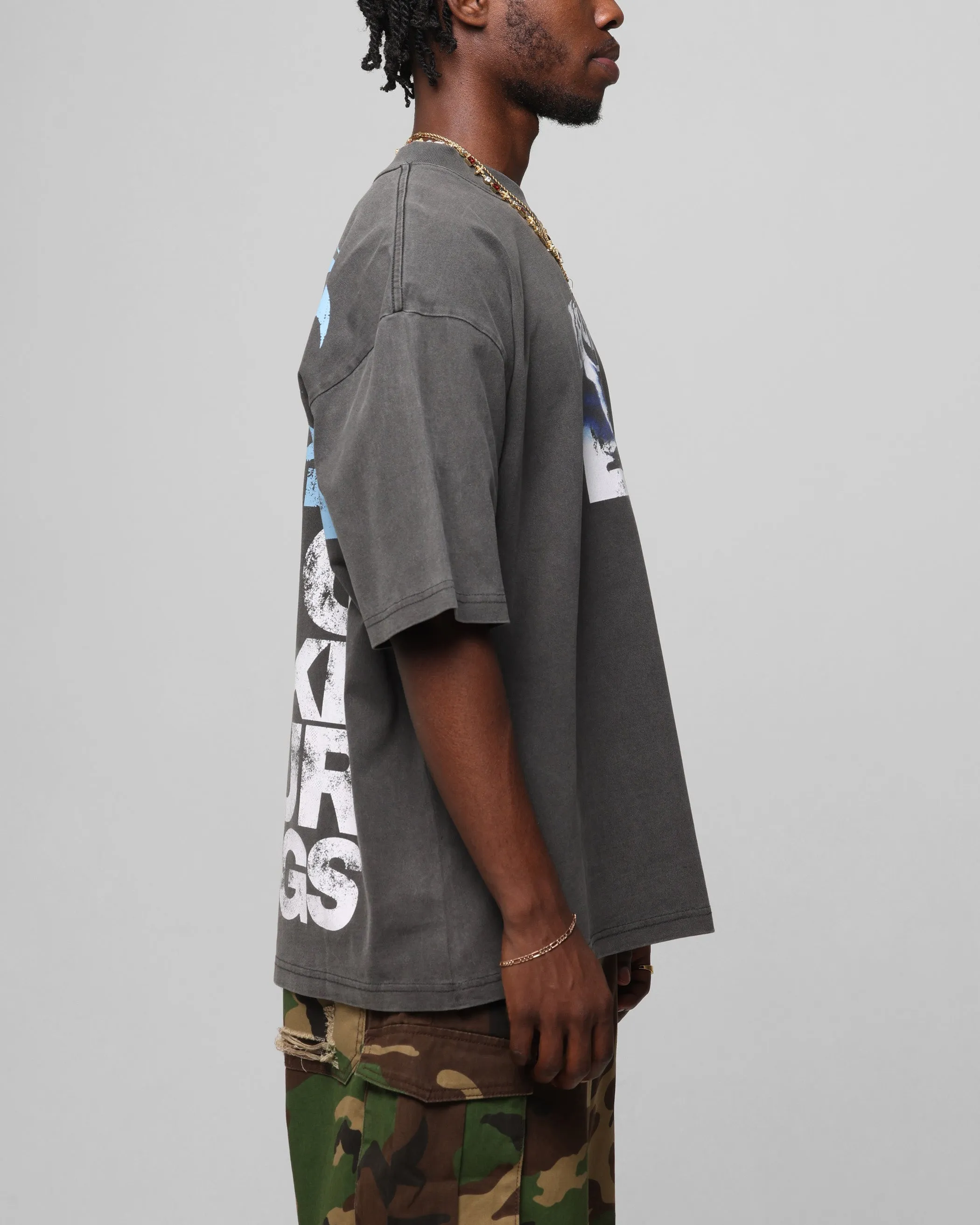 Loiter Angel Number Vintage T-Shirt Charcoal sold by Culture Kings product image thumbnail 5