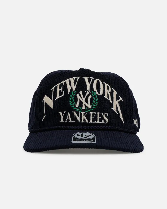 47 Brand New York Yankees 'Pitchout' 47 Hitch Corduroy Snapback Navy sold by Culture Kings