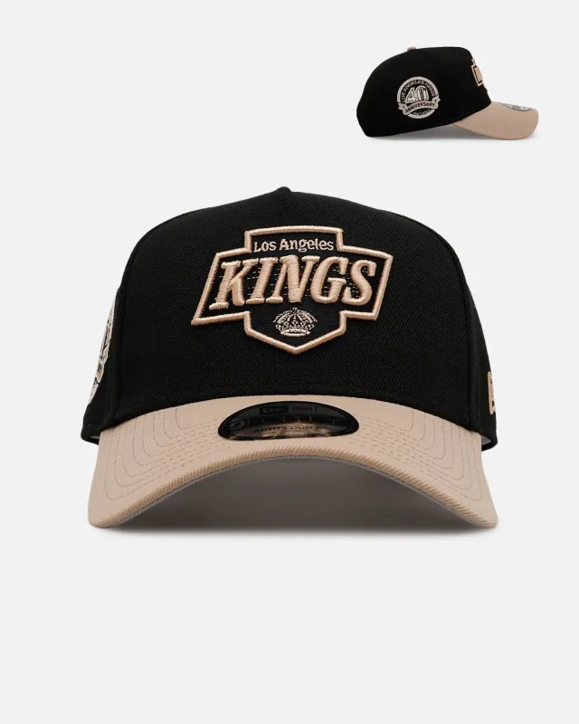 New Era Los Angeles Kings 'Desert Nights' 9FORTY A-Frame Snapback Black/Camel sold by Culture Kings