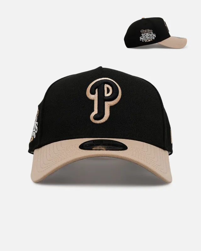 New Era Philadelphia Phillies 'Desert Nights' 9FORTY A-Frame Snapback Black/Camel made by New Era