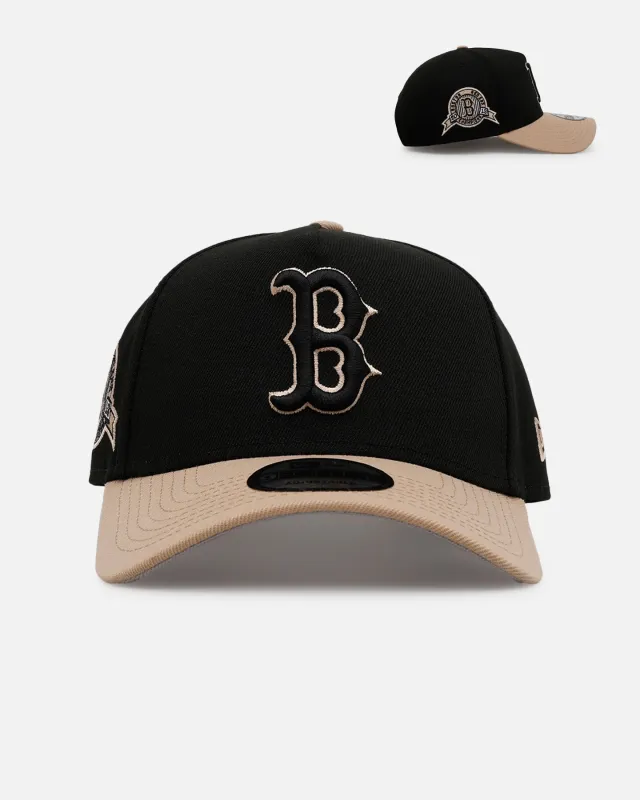 New Era Boston Red Sox 'Desert Nights' 9FORTY A-Frame Snapback Black/Camel sold by Culture Kings