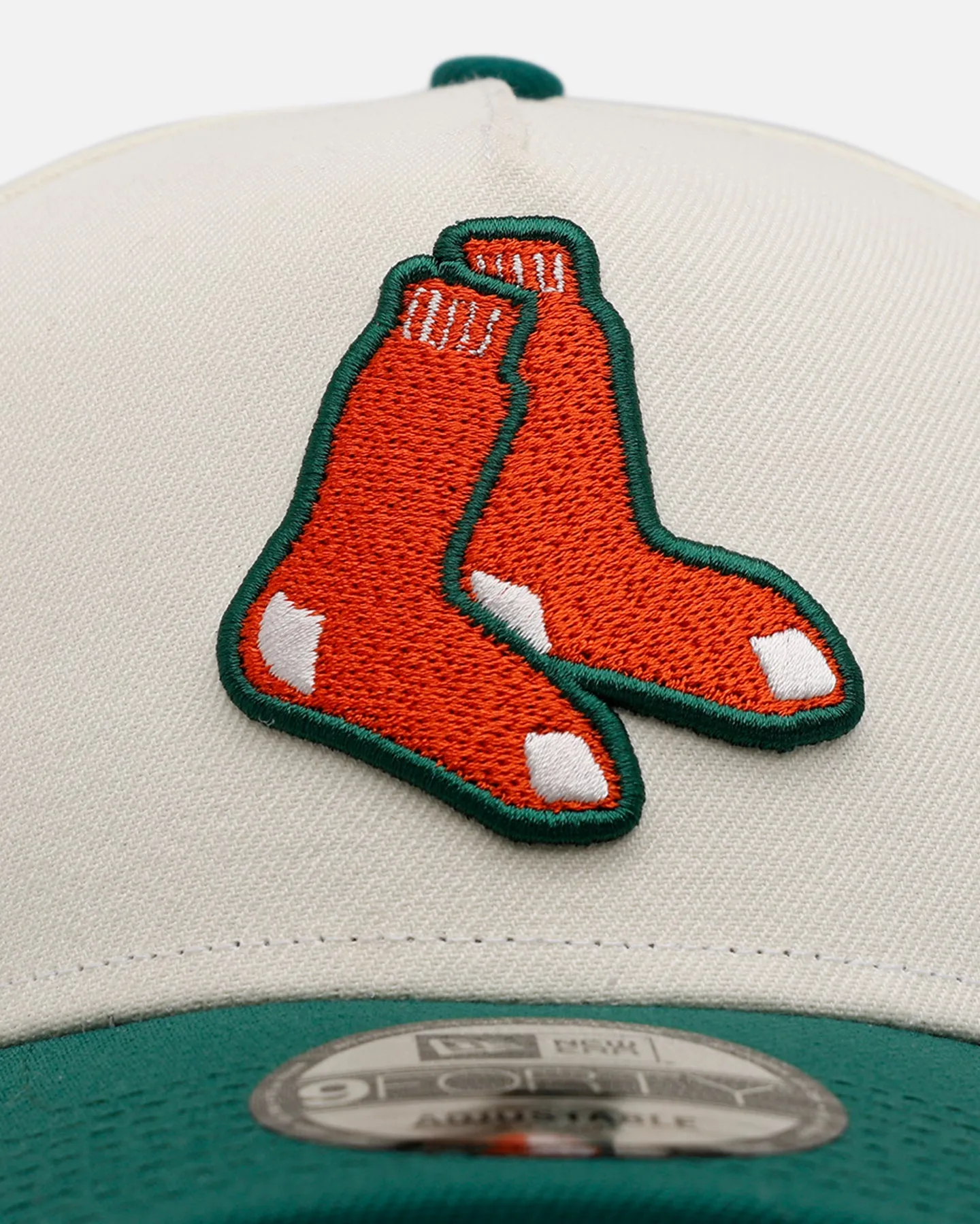 New Era Boston Red Sox 'Citrus' 9FORTY A-Frame Snapback Chrome/Green/Orange sold by Culture Kings product image thumbnail 5
