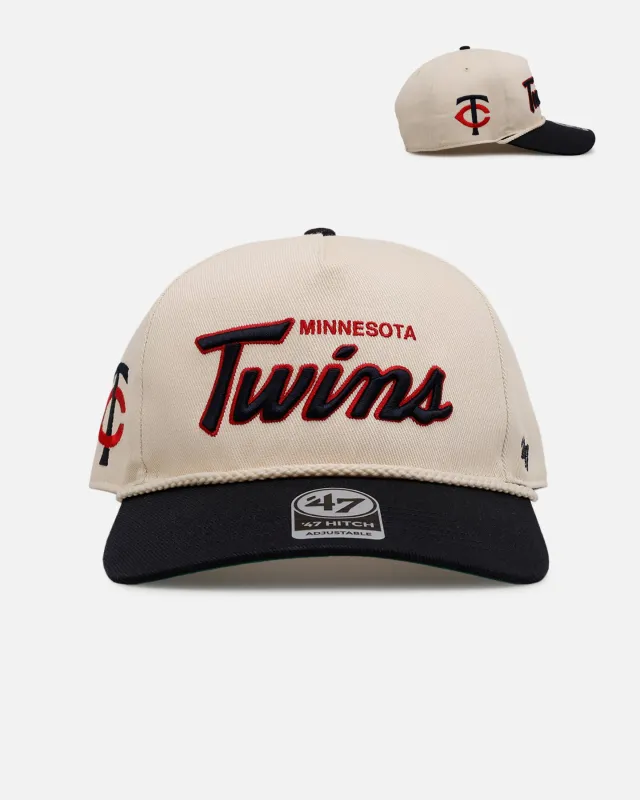 47 Brand Minnesota Twins 'MLB Opening Day' Script Hitch Snapback Natural sold by Culture Kings
