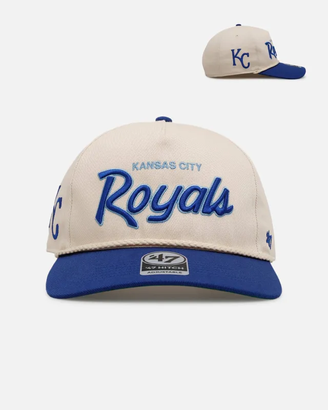 47 Brand Kansas City Royals 'MLB Opening Day' Script Hitch Snapback Natural sold by Culture Kings