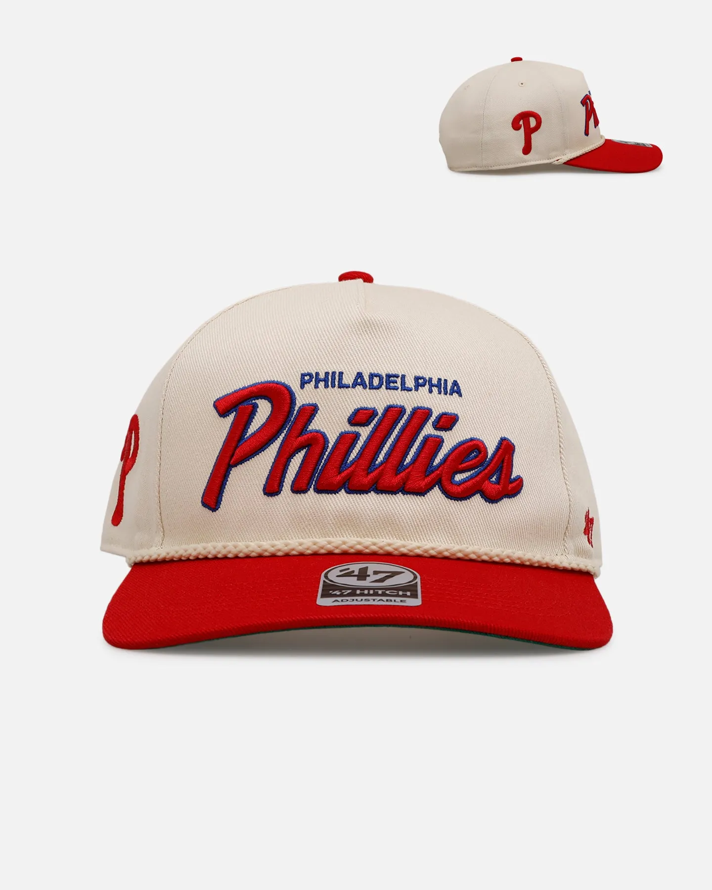 47 Brand Philadelphia Phillies 'MLB Opening Day' Script Hitch Snapback Natural sold by Culture Kings