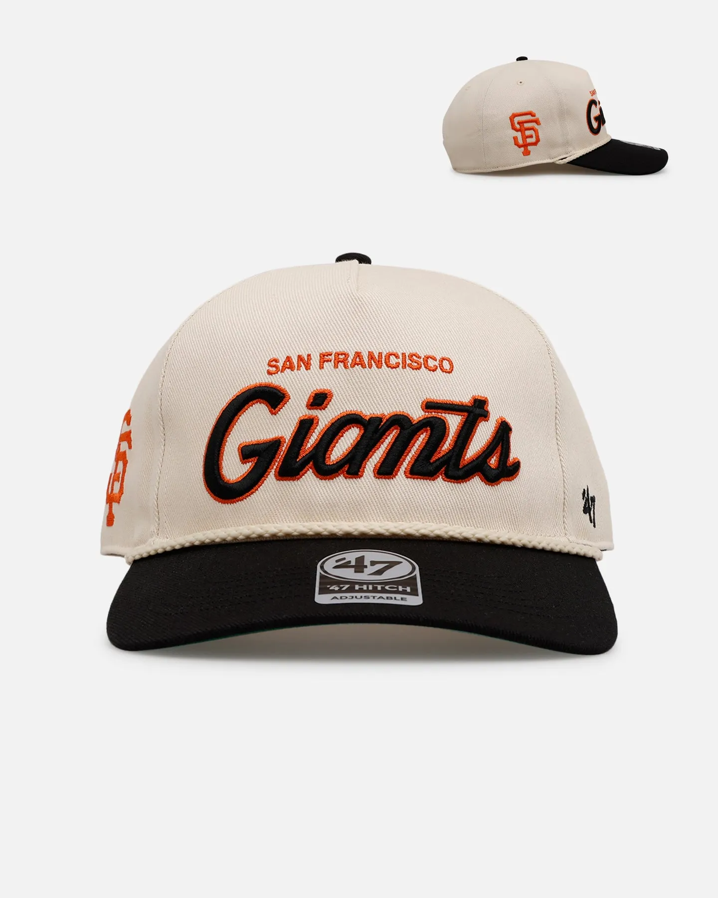 47 Brand San Francisco Giants 'MLB Opening Day' Script Hitch Snapback Natural sold by Culture Kings