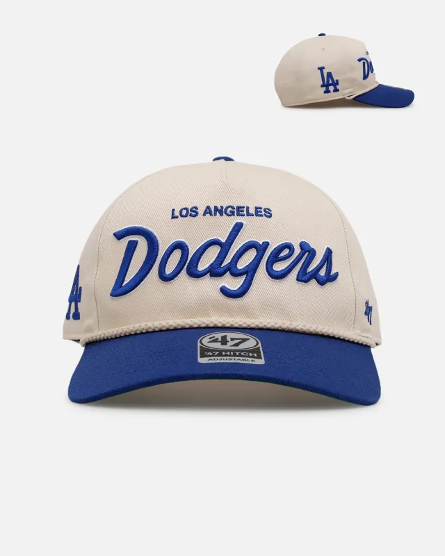 47 Brand Los Angeles Dodgers 'MLB Opening Day' Script Hitch Snapback Natural sold by Culture Kings