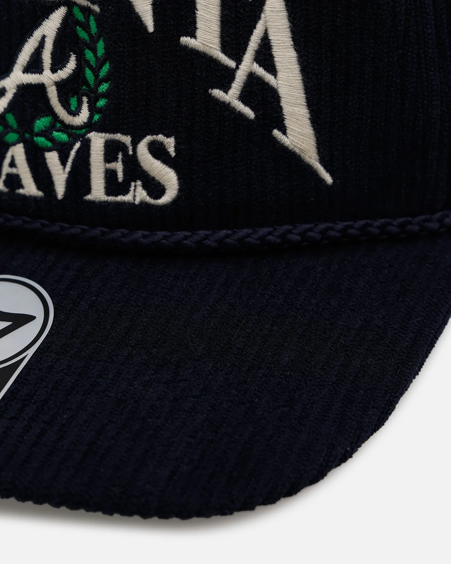 47 Brand Atlanta Braves 'Pitchout' 47 Hitch Corduroy Snapback Navy sold by Culture Kings product image thumbnail 2