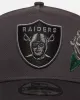 New Era Las Vegas Raiders 'Gray Tonal Roses' 9FORTY A-Frame Snapback Gray sold by Culture Kings