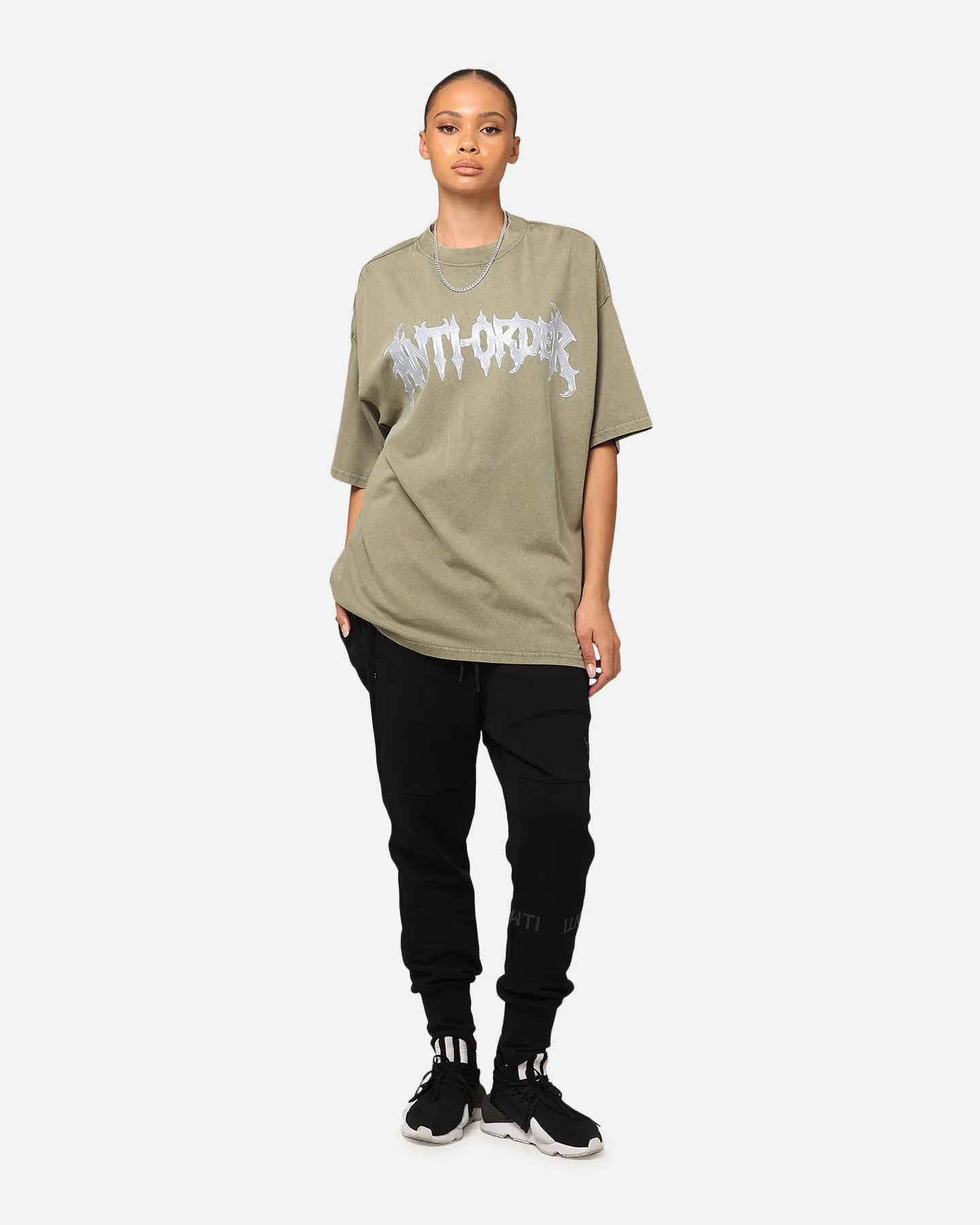 The Anti Order New Dawn Mock Neck T-Shirt Vintage Khaki sold by Culture Kings product image thumbnail 2