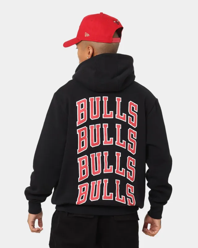 New Era Chicago Bulls Black Repeat Hoodie Black made by Culture Kings