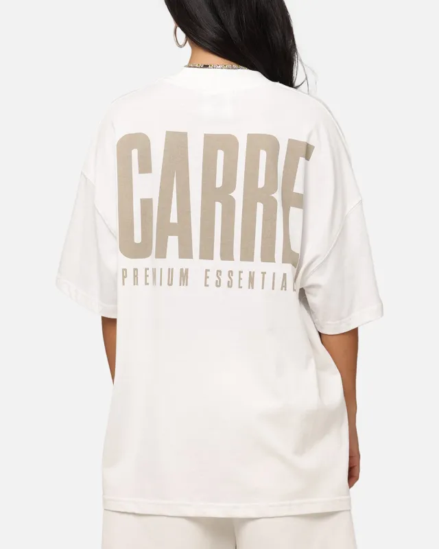 Carre Premium Essentials T-Shirt Off White sold by Culture Kings