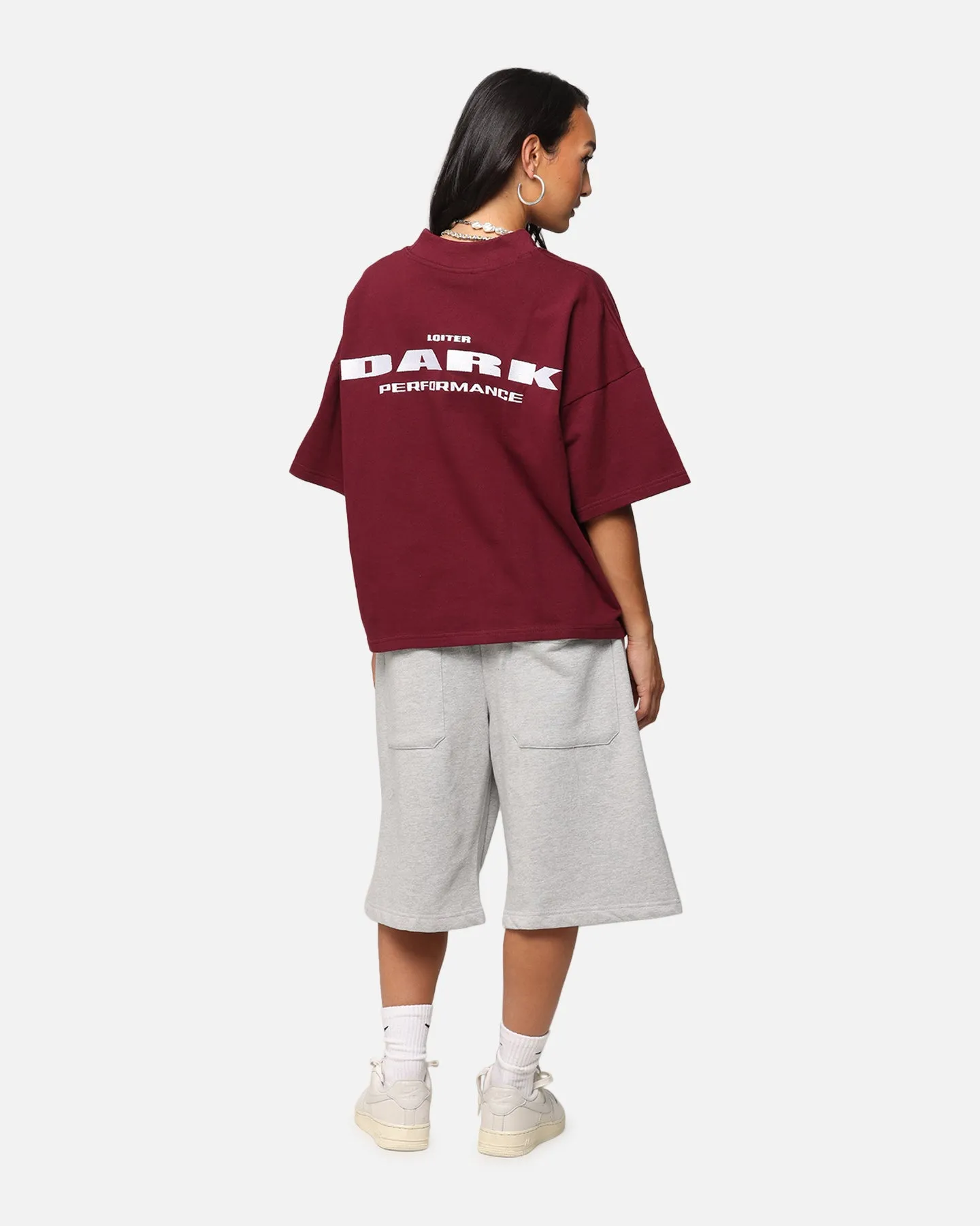 Loiter Dark Performance T-Shirt Burgandy sold by Culture Kings product image thumbnail 4