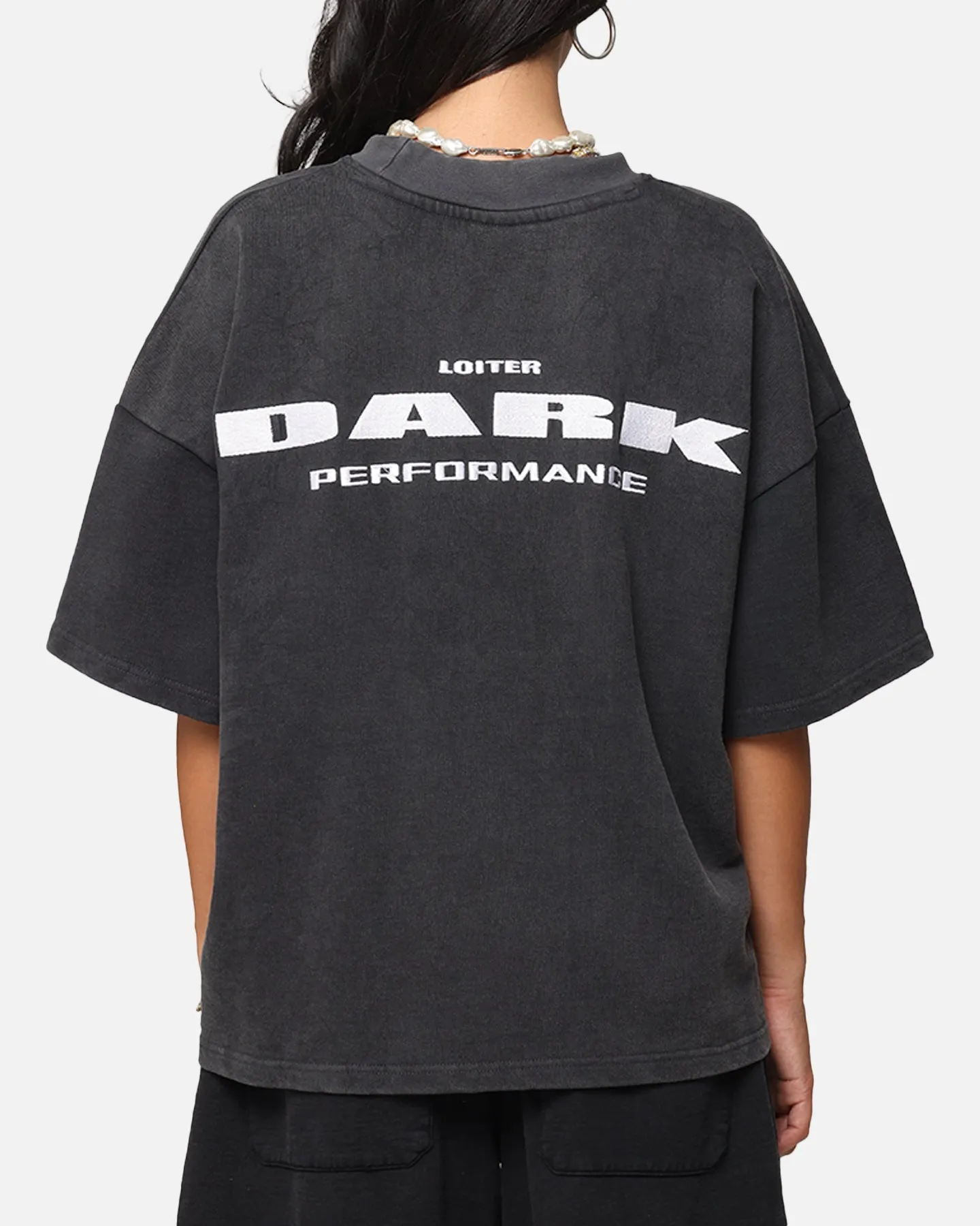 Loiter Dark Performance T-Shirt Charcoal sold by Culture Kings product image thumbnail 2