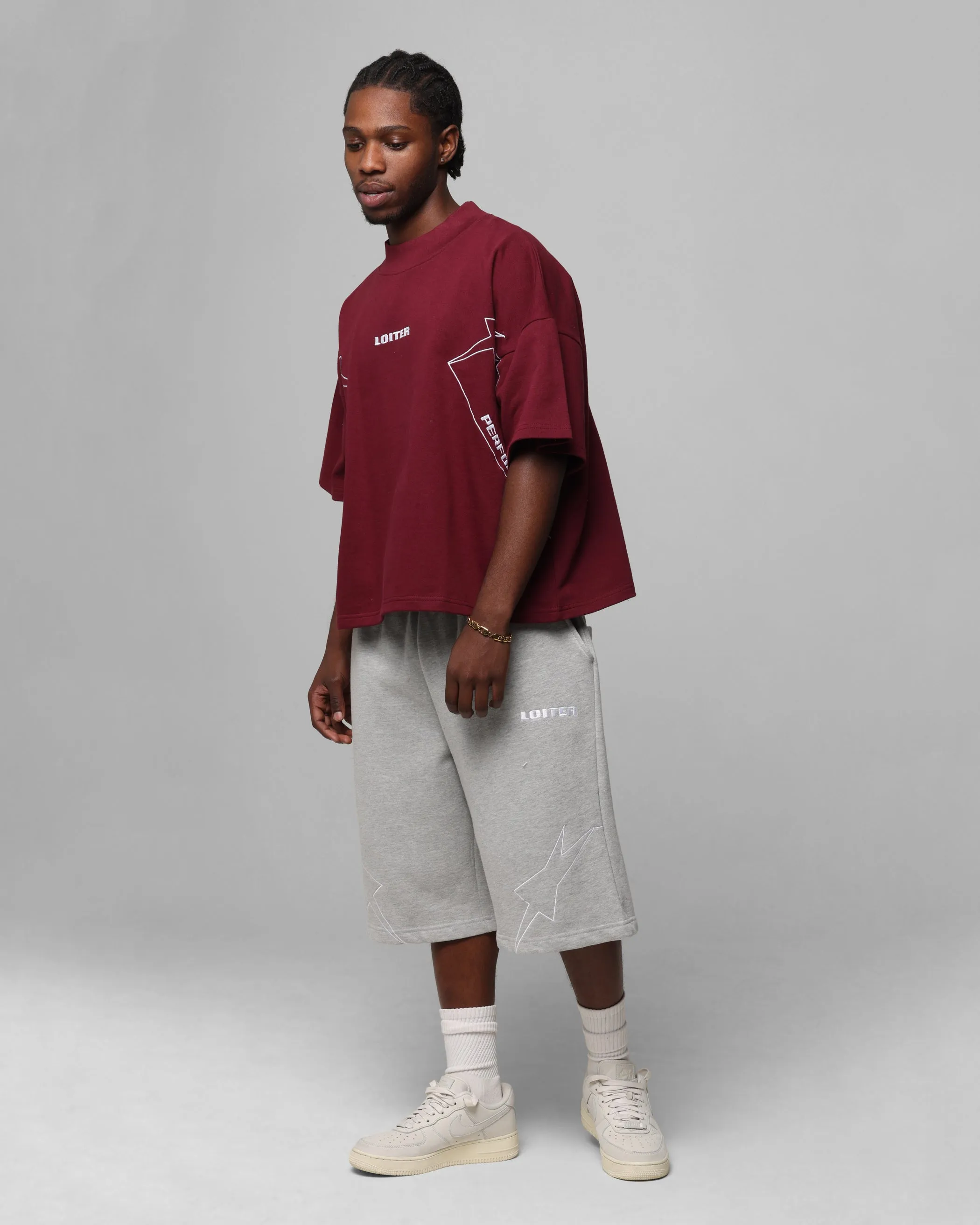 Loiter Dark Performance T-Shirt Burgandy sold by Culture Kings product image thumbnail 3